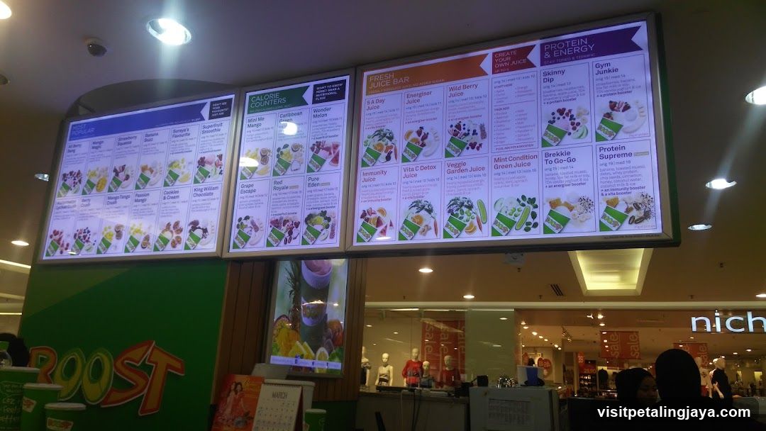Fresh Juice Bar Menu Board