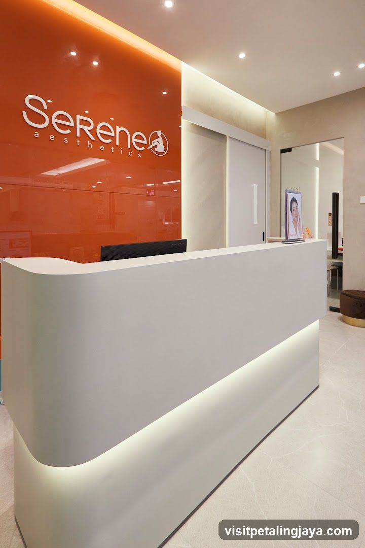 Serene Aesthetics Reception Area