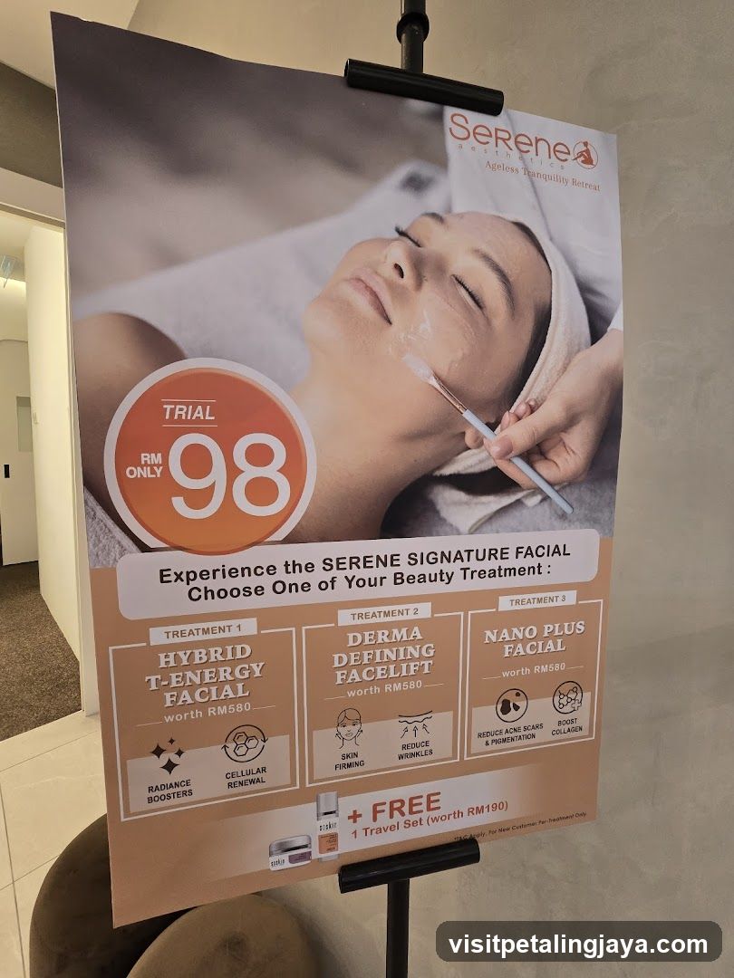 Serené Beauty Treatment Poster