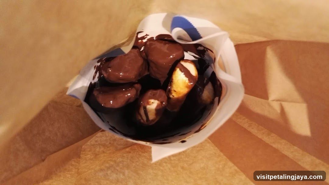 Chocolate Dipped Marshmallows in a Cup