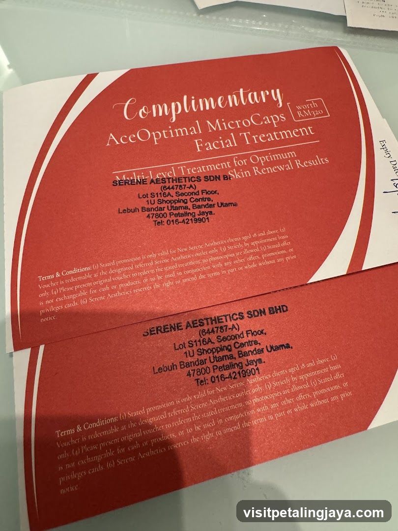 Complimentary AceOptimal MicroCaps Facial Treatment Voucher