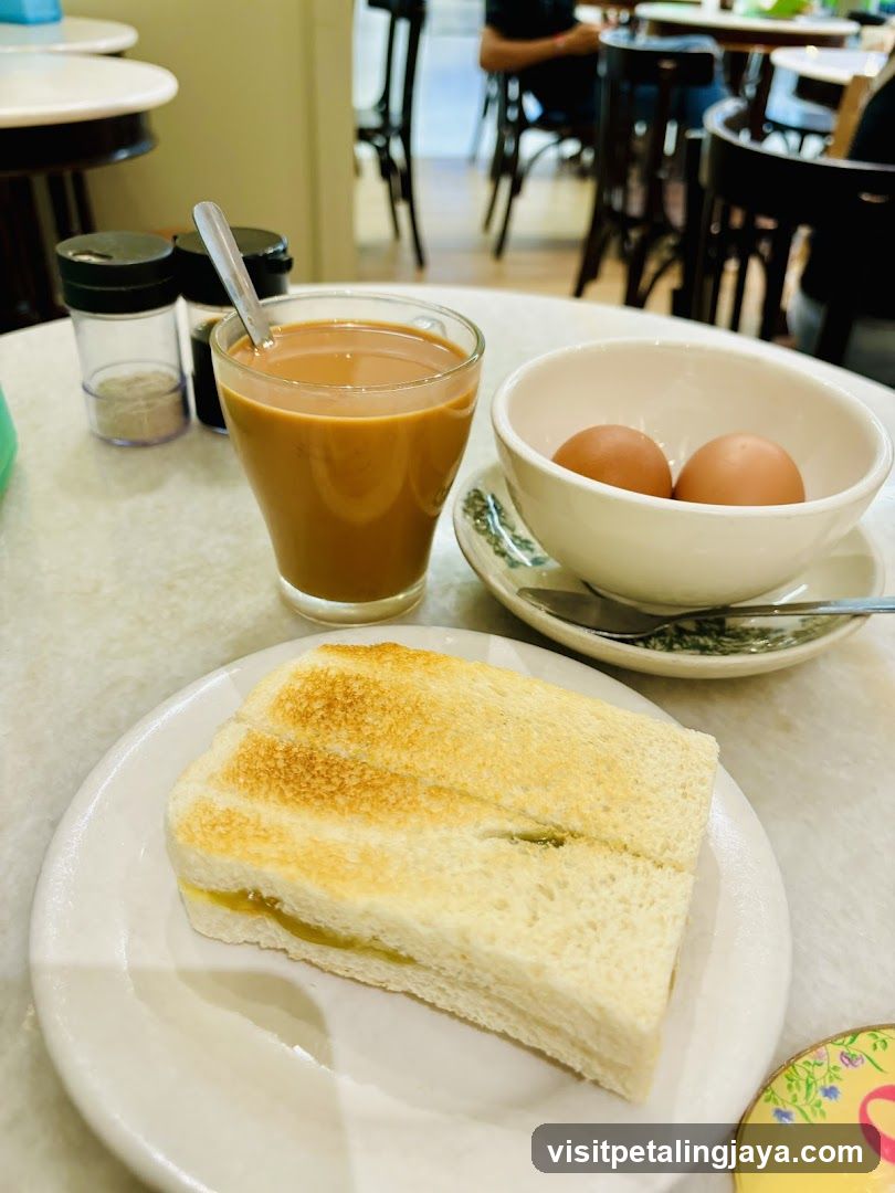Breakfast Meal at Cafe