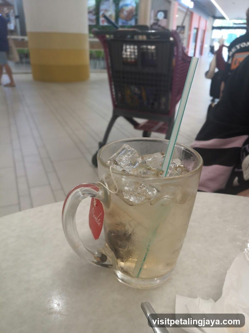 Iced Tea in a Glass Mug
