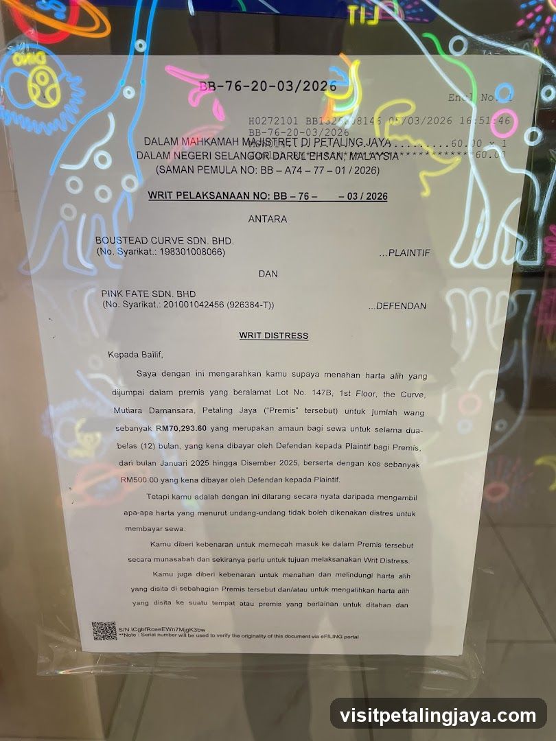 Legal Document Display