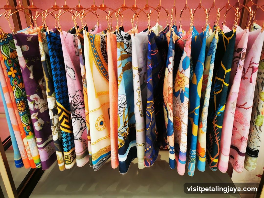 Silk Scarf Display Rack