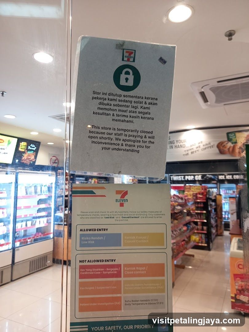 7-Eleven Store Interior Signage