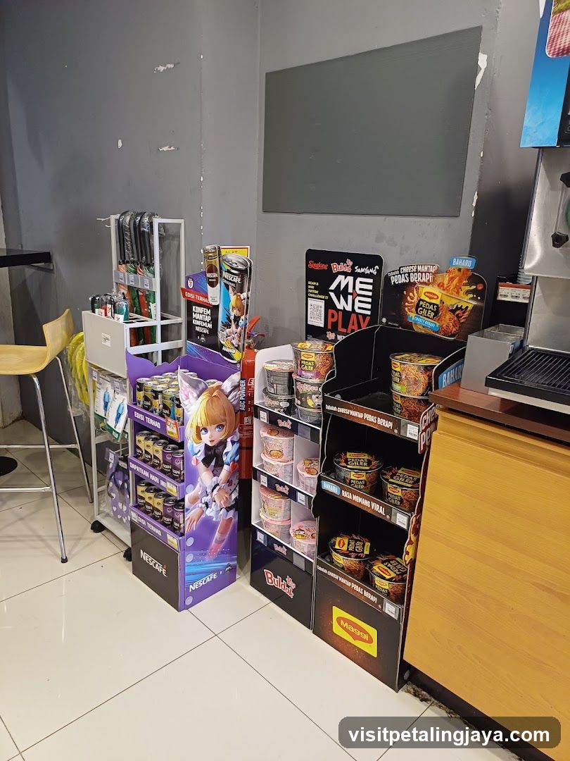 Convenience Store Interior Display