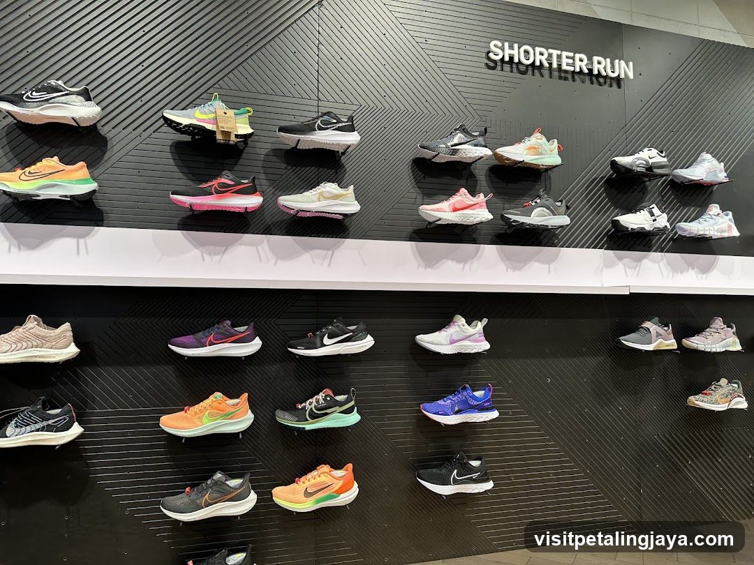 Nike Shoe Display Wall