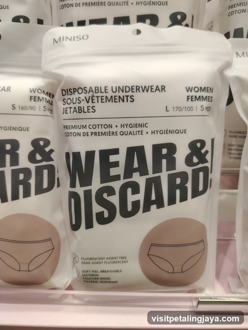 Disposable Underwear Packaging Display