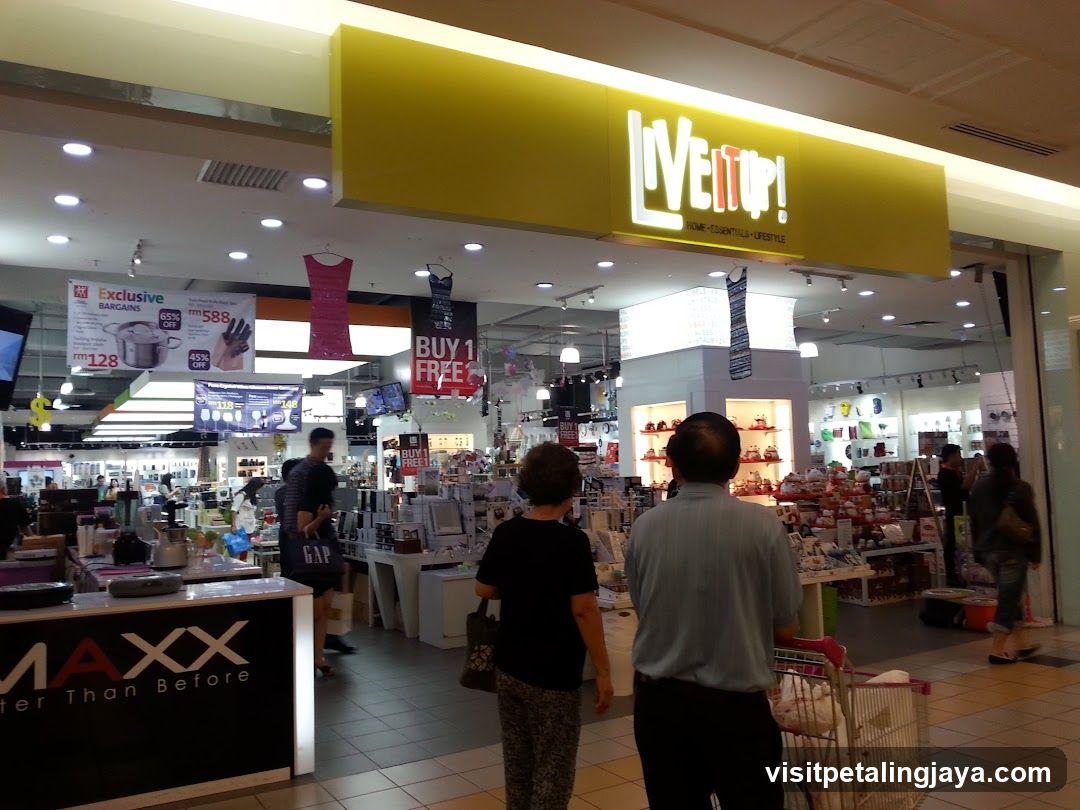 Shopping Mall Interior with Storefronts