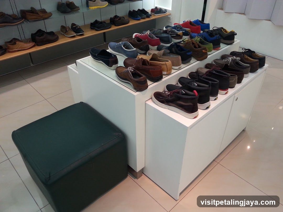 Shoe Display in Store Interior