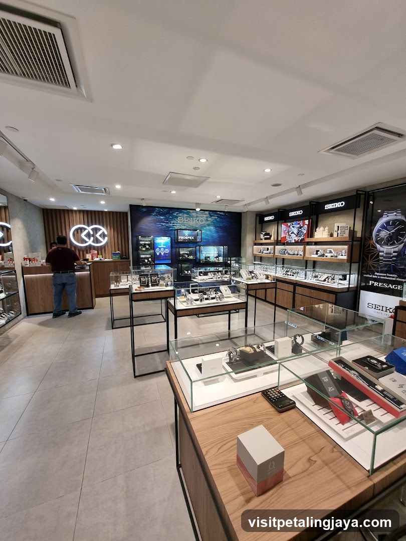 Seiko Watch Store Interior