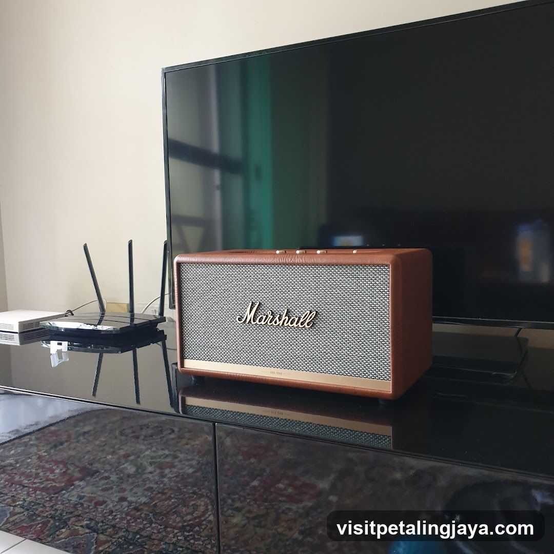 Marshall Speaker on TV Stand