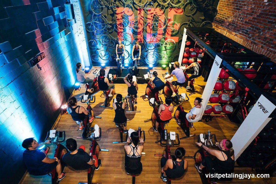 Spinning Class in a Gym
