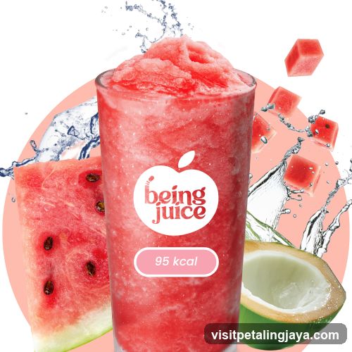 being juice smoothie advertisement