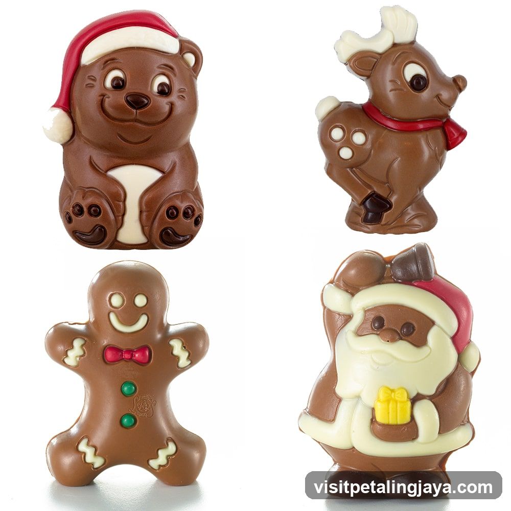 Christmas Chocolate Figurines