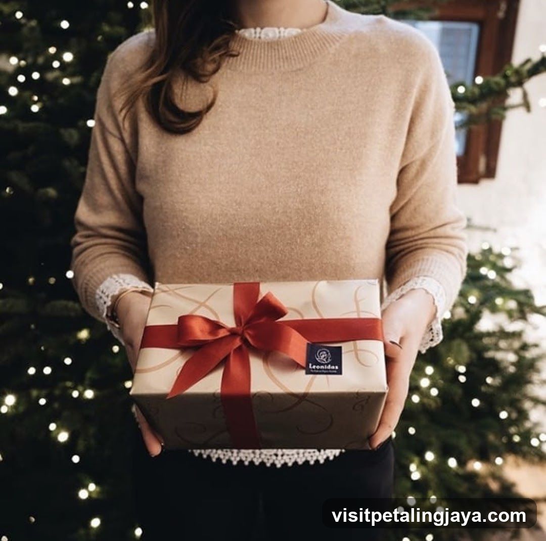 Gift Box with Red Ribbon
