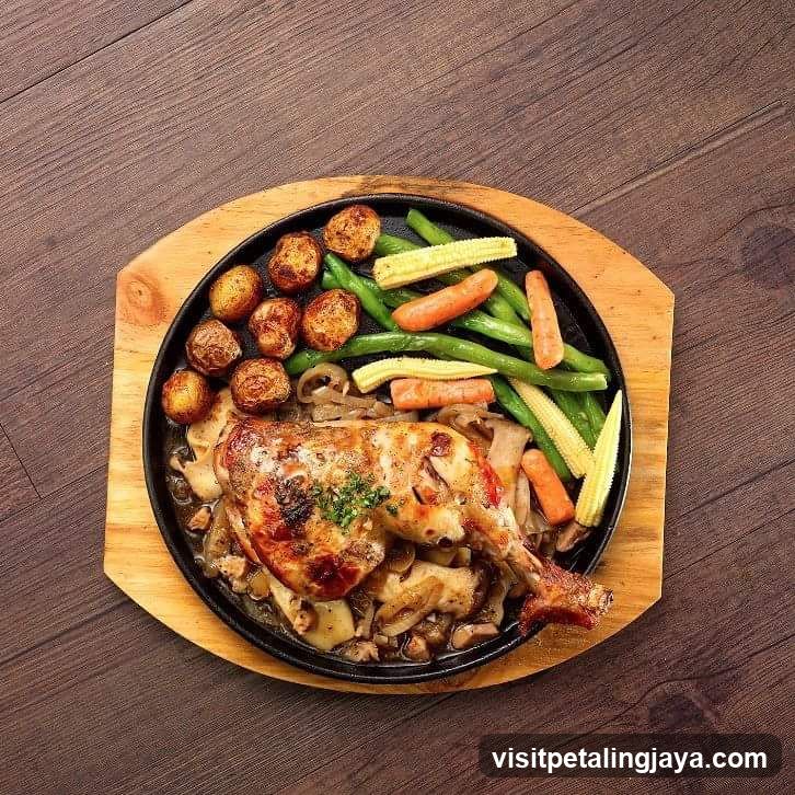 Sizzling Chicken with Vegetables and Potatoes