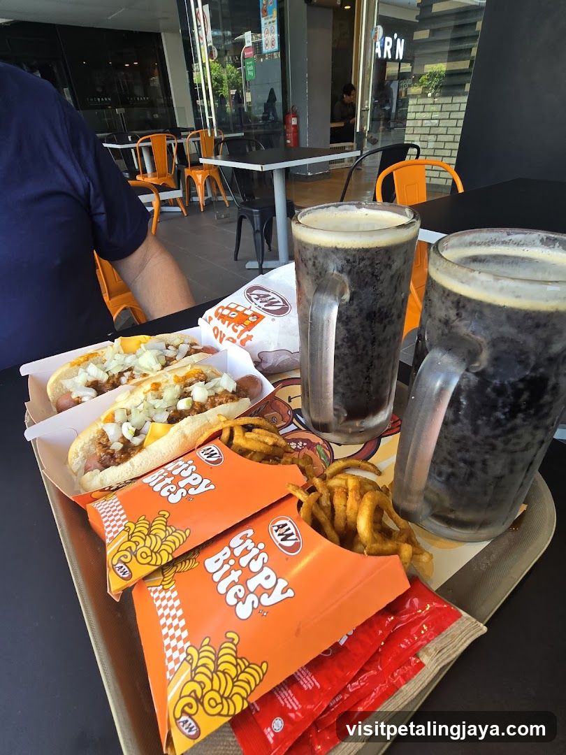 A&W Food and Drink Tray