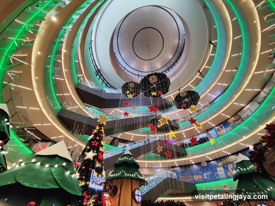 Christmas Mall Interior