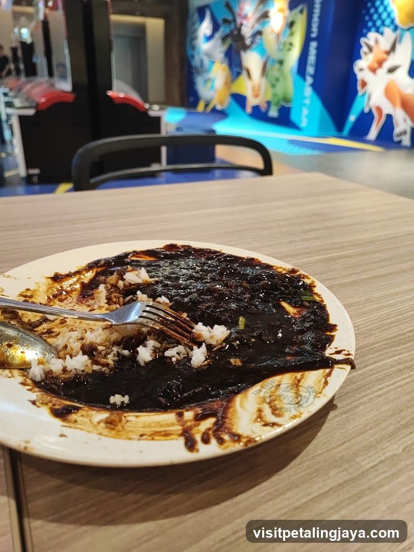 Eaten Meal on Table