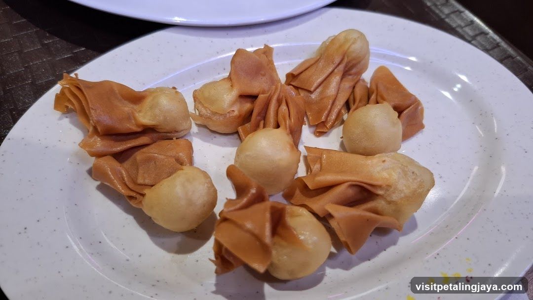 Fried Dumplings on a Plate