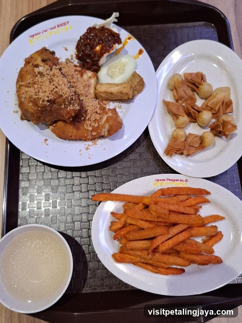 Nyasam Penyet U.S.S. Tray Meal