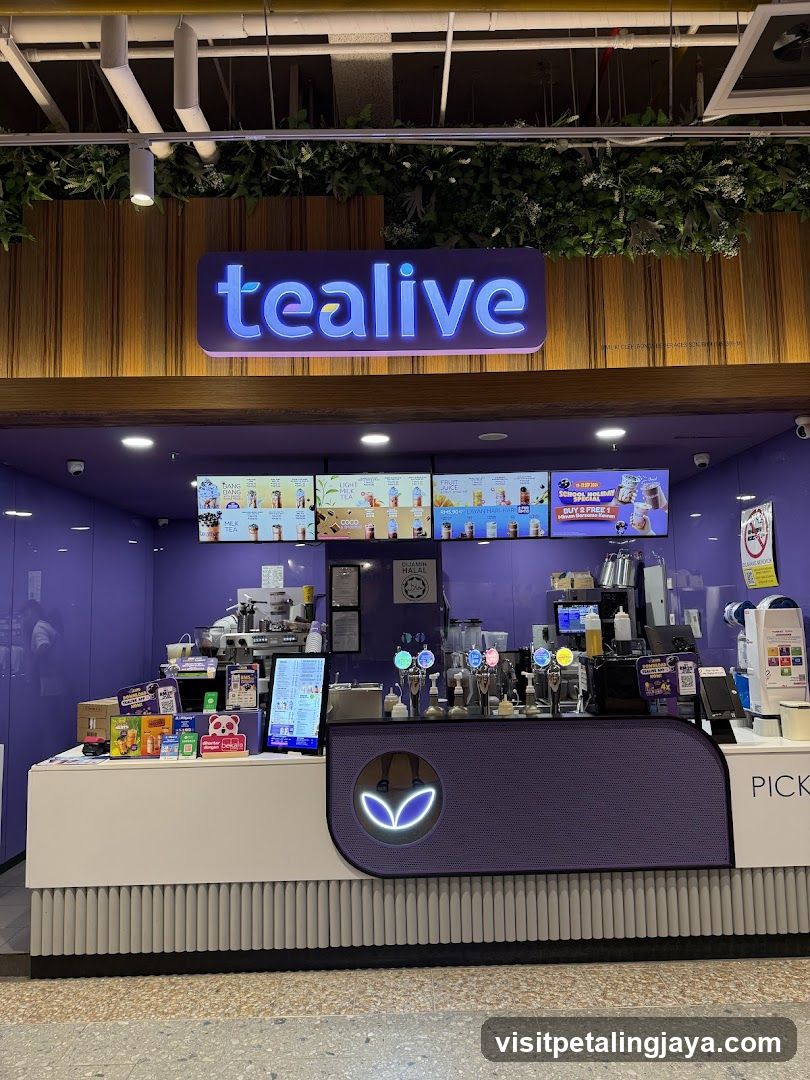 Tealive • Mitsui Shopping Park • BBCC • Kuala Lumpur