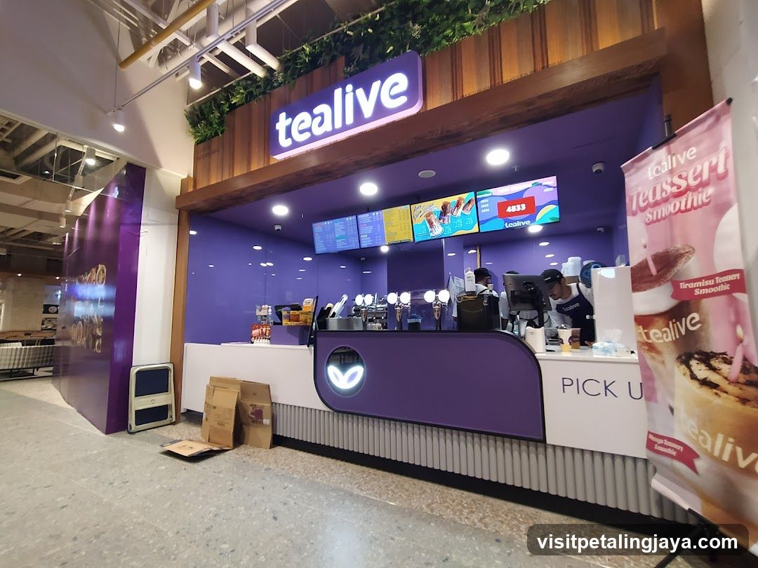 Tealive Store Interior