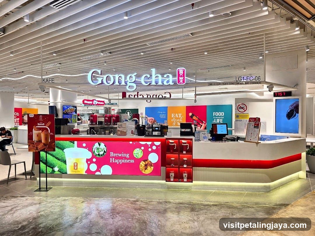Gong cha Store Interior