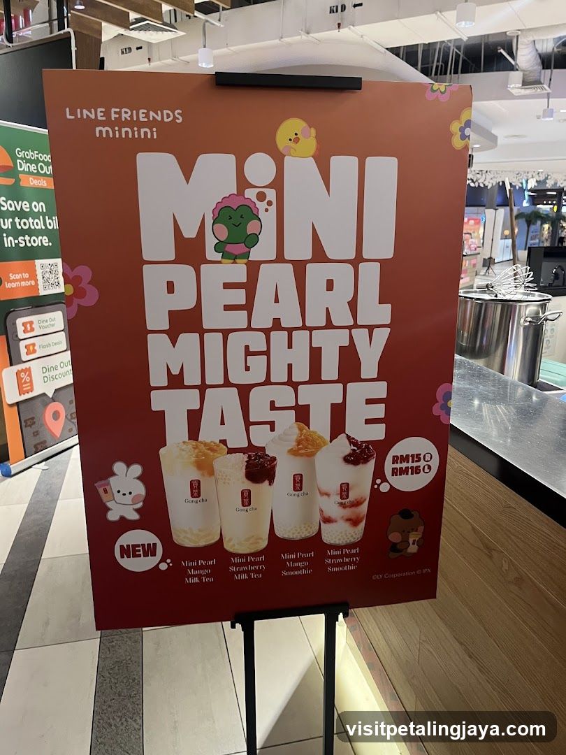 Line Friends Mini Pearl Mighty Taste Ad