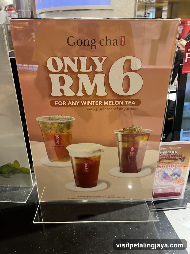 Gong cha Winter Melon Tea Promotion