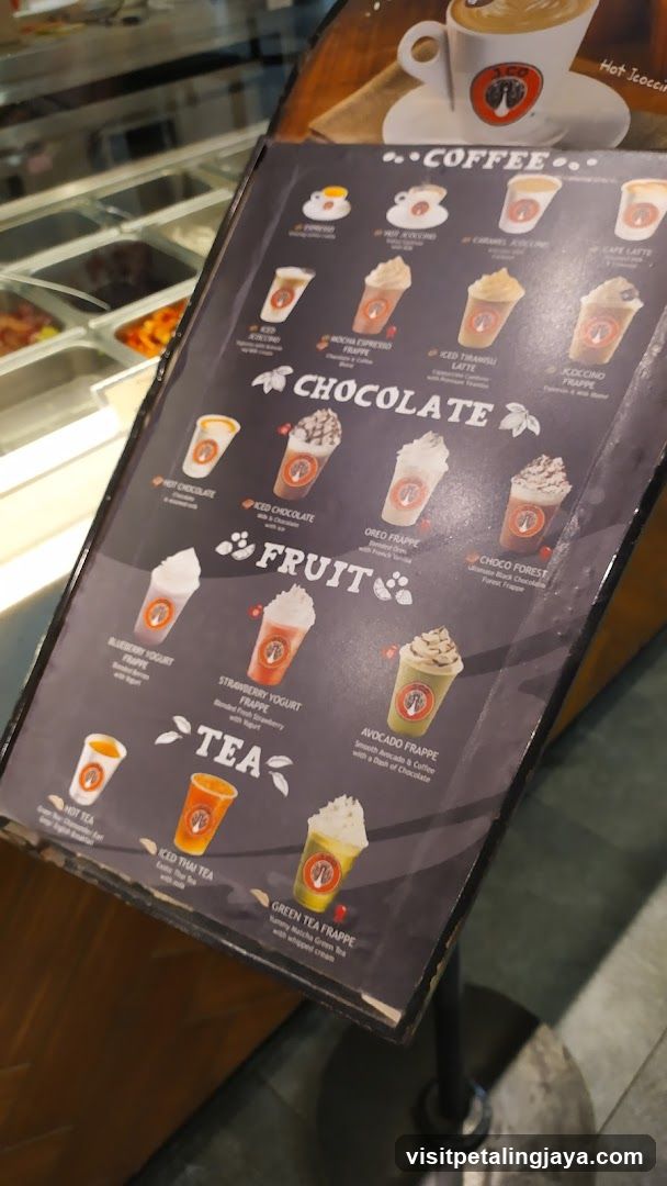 Coffee Shop Menu