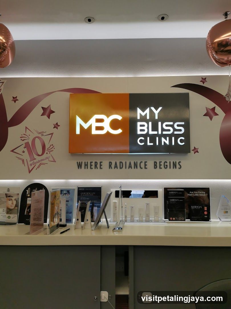 My Bliss Clinic Interior Display