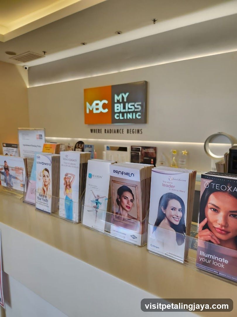 My Bliss Clinic Interior Display
