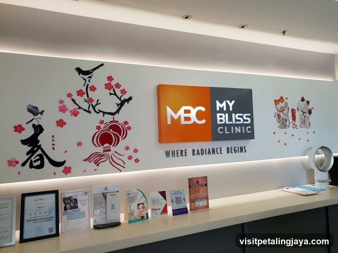 My Bliss Clinic Reception Area