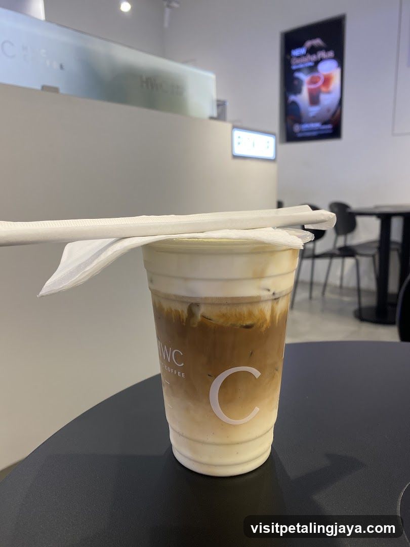 Iced Coffee in a Cup