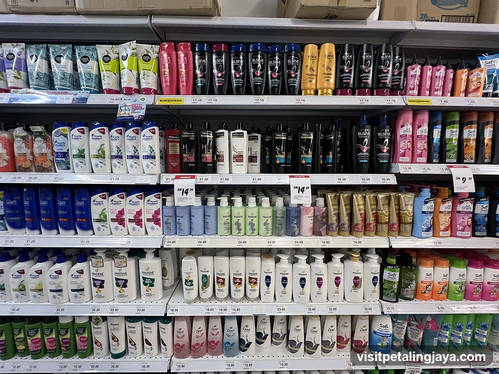 Shampoo and Conditioner Display
