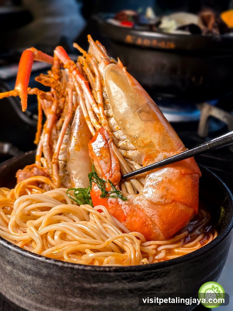 Seafood Noodle Bowl with Lobster and Crab