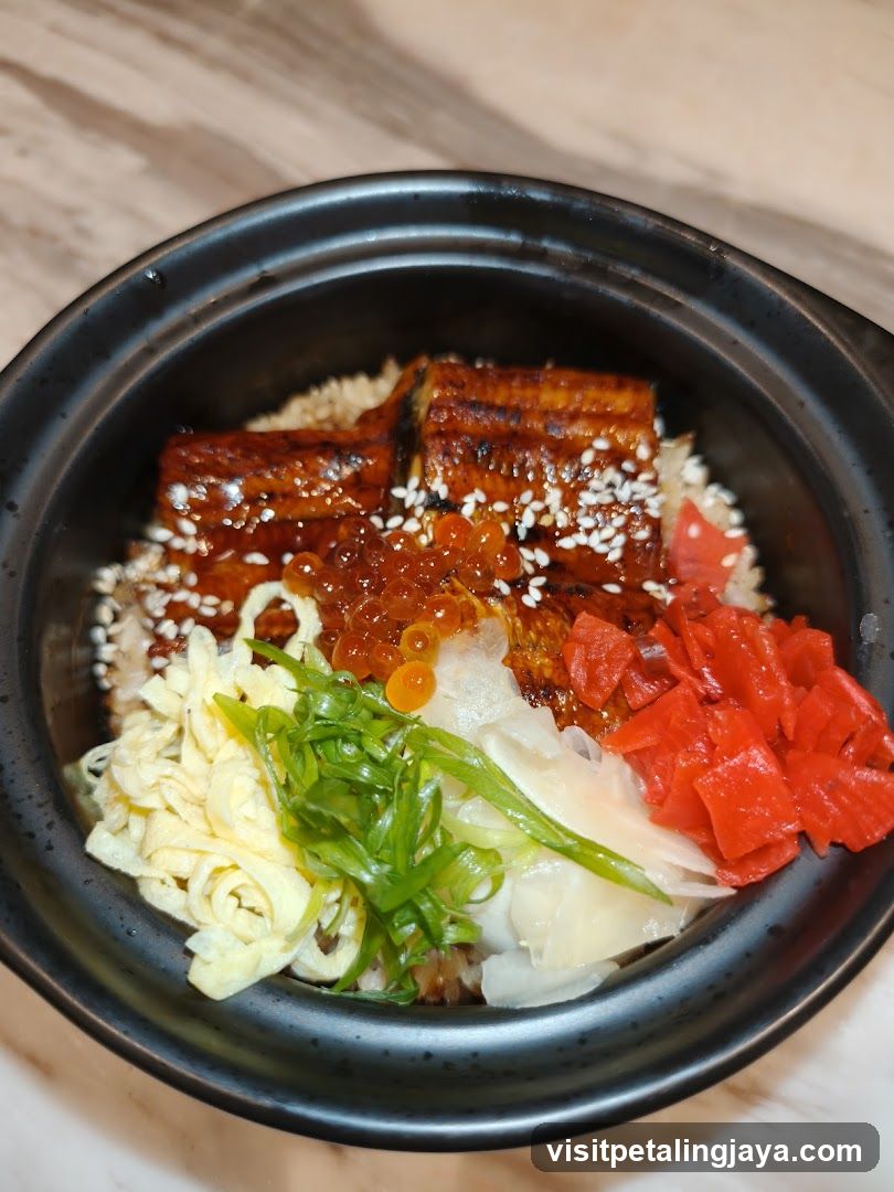 Eel Rice Bowl with Toppings