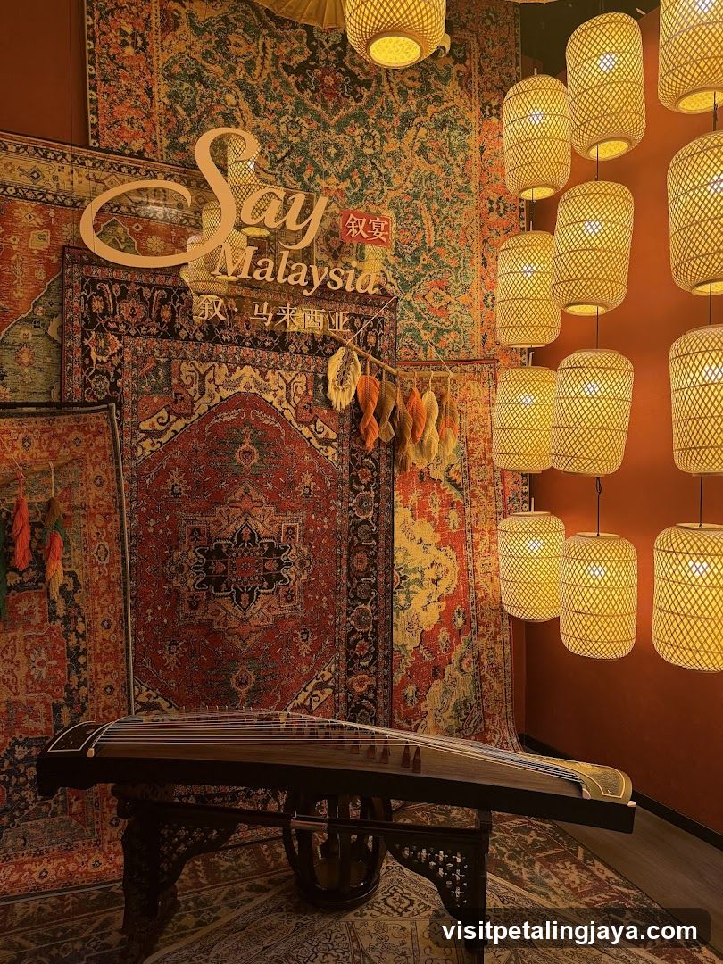 Interior Decor with Rugs and Lanterns