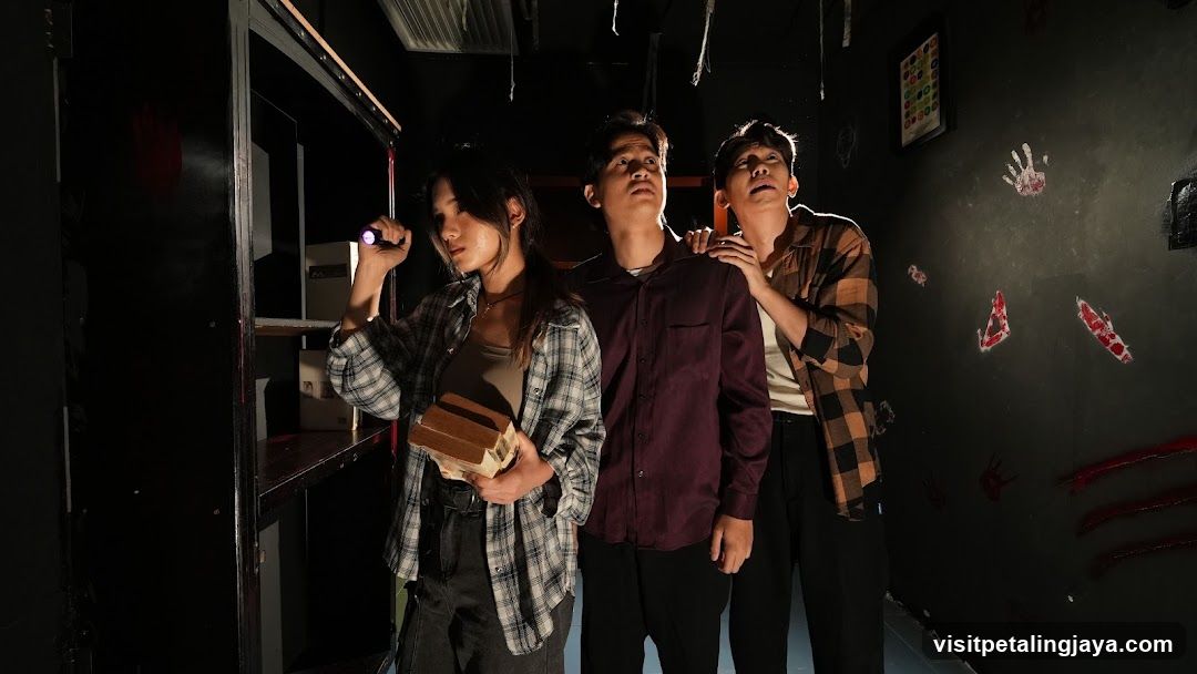 Horror Scene with Three Characters