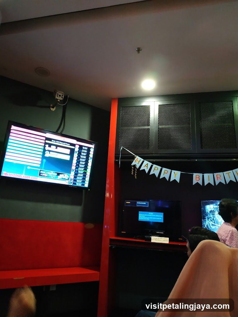 Birthday Party Setup in Entertainment Room