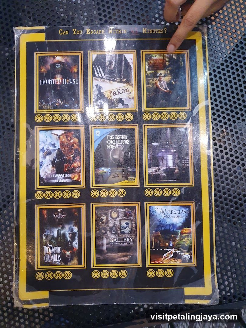 Escape Room Game Cards