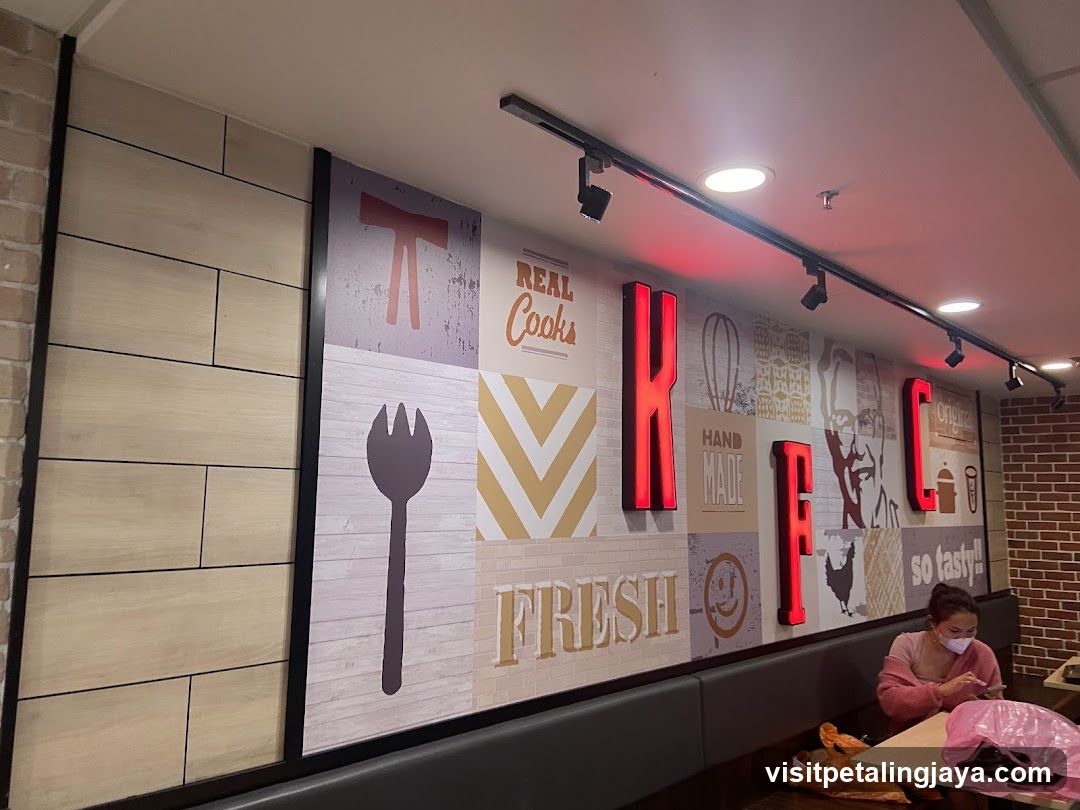 KFC Interior Wall Display