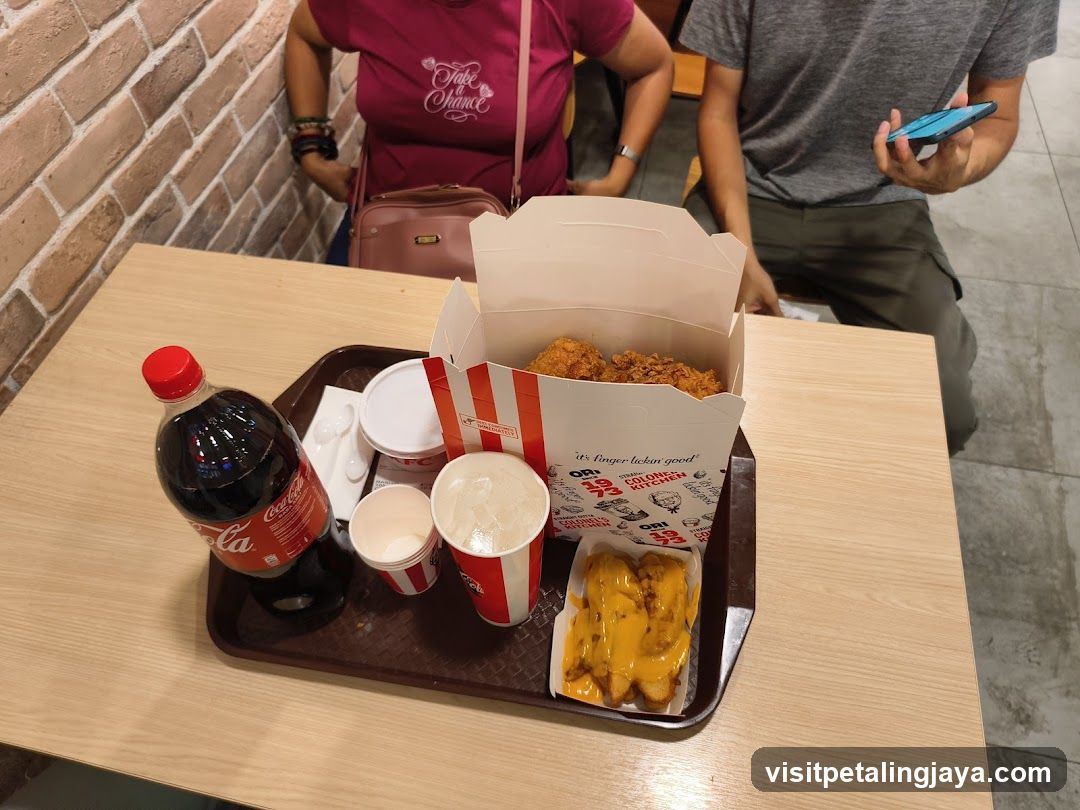 Fast Food Meal Tray