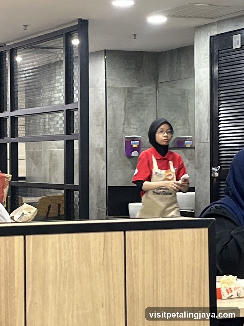 Staff in Restaurant Interior