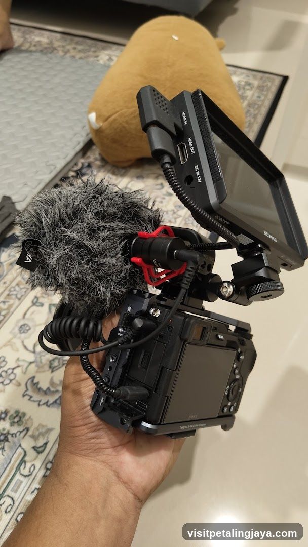 Camera Setup with Accessories