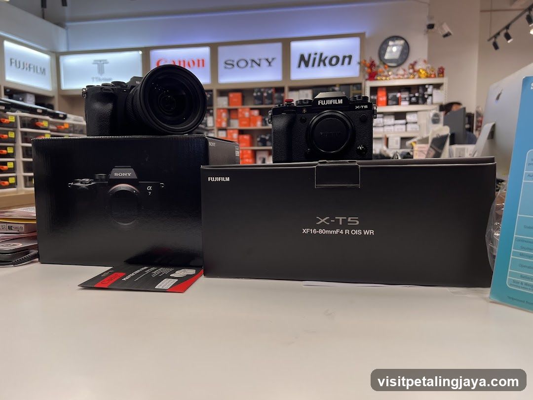Camera Store Interior Display