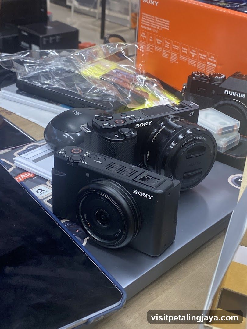 Sony Cameras Display